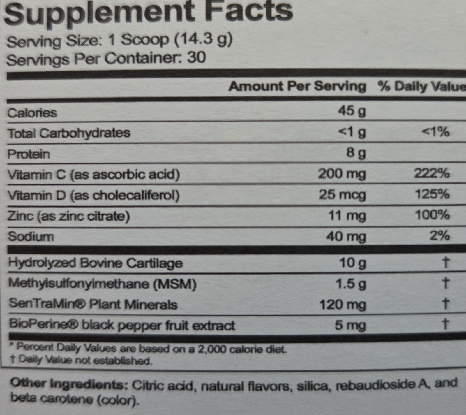 Collagen Peptides Powder