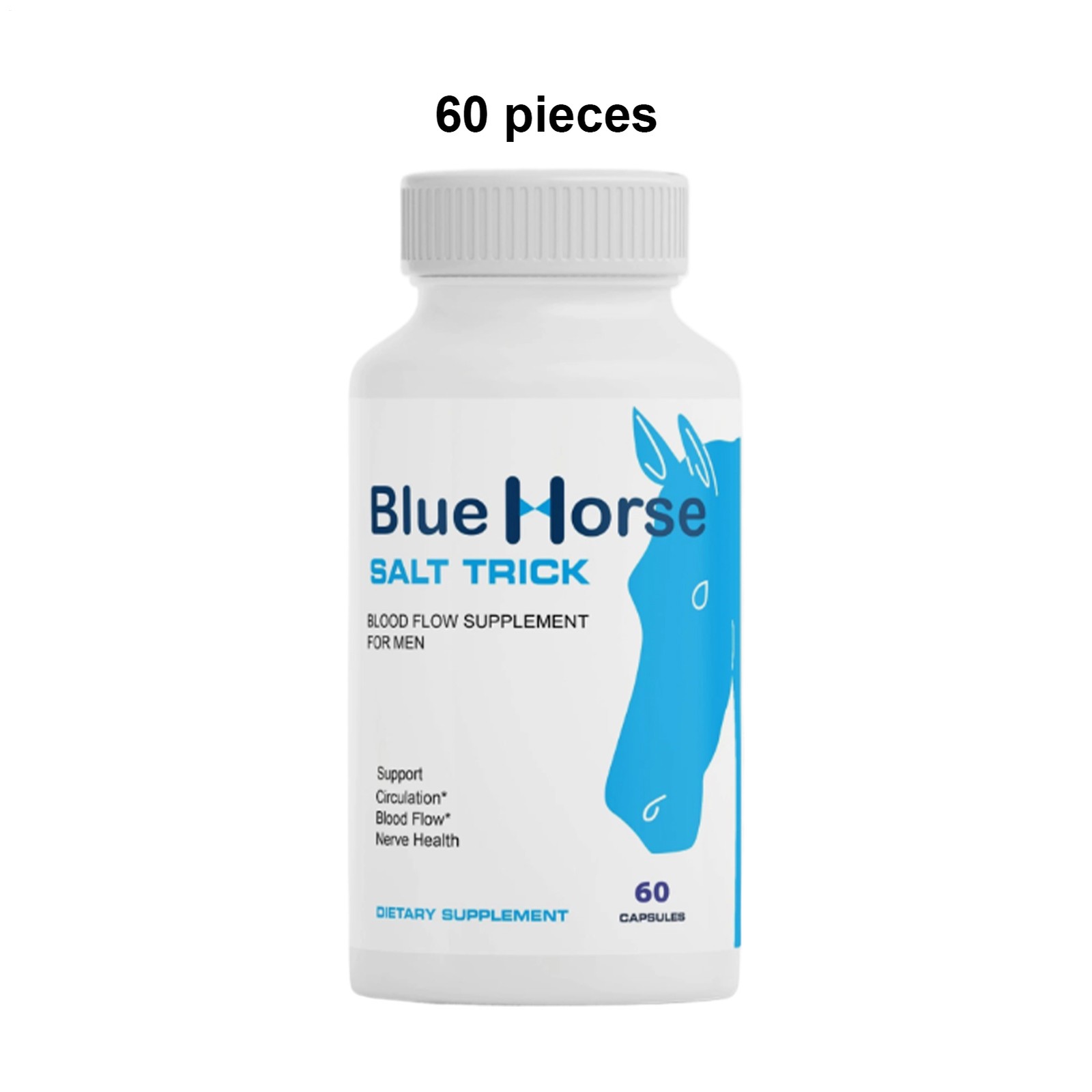 `( 1 Pack ) Blue Horse Salt Trick – Our Best Blood Flow Supplement For Men