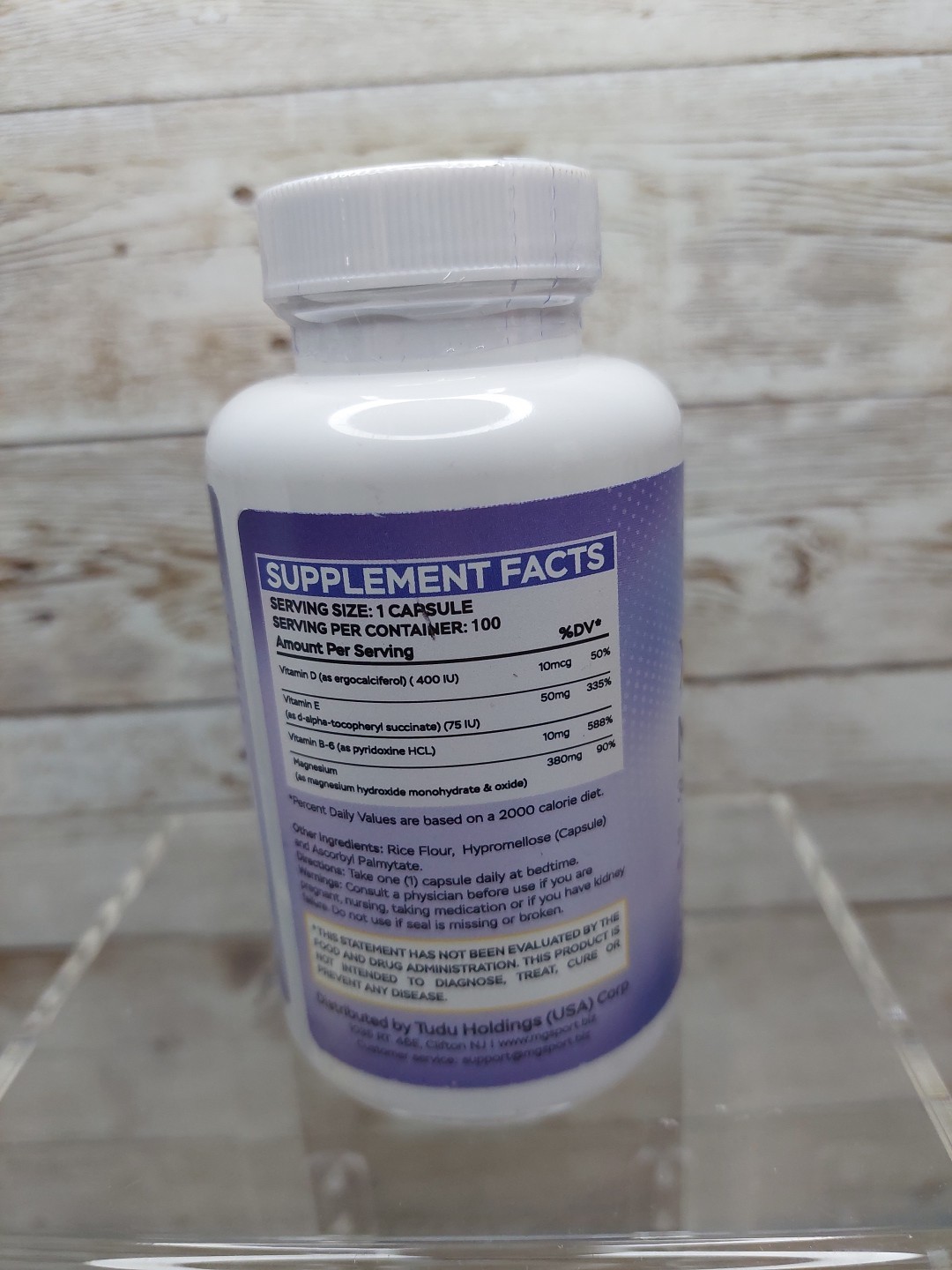 Magnesium Supplement Complex MGSPORT- High Absorption with Vitamins B6, 02/2027