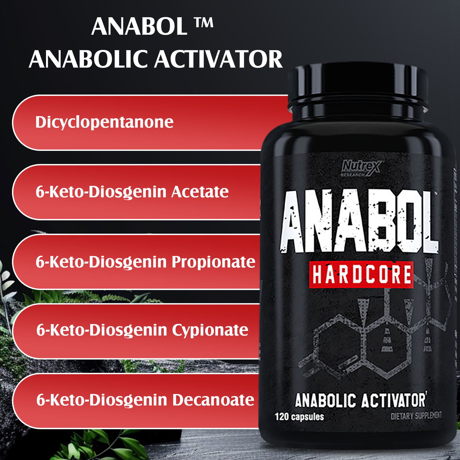 Anabolic Activator – Muscle Enhancers, Boost Metabolism, Reduce Fatigue