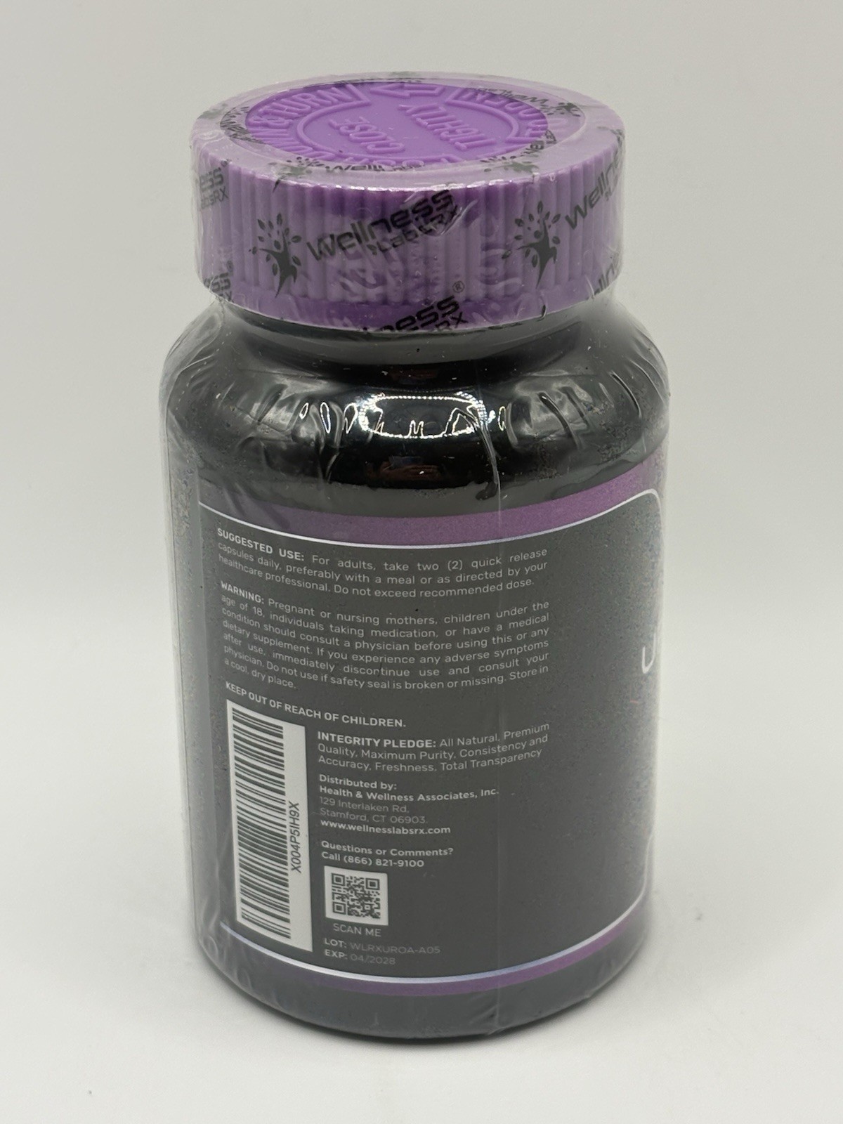 Urolithin A – Wellness LabsRx 1,000mg – 120 capsules – Exp 04/2028