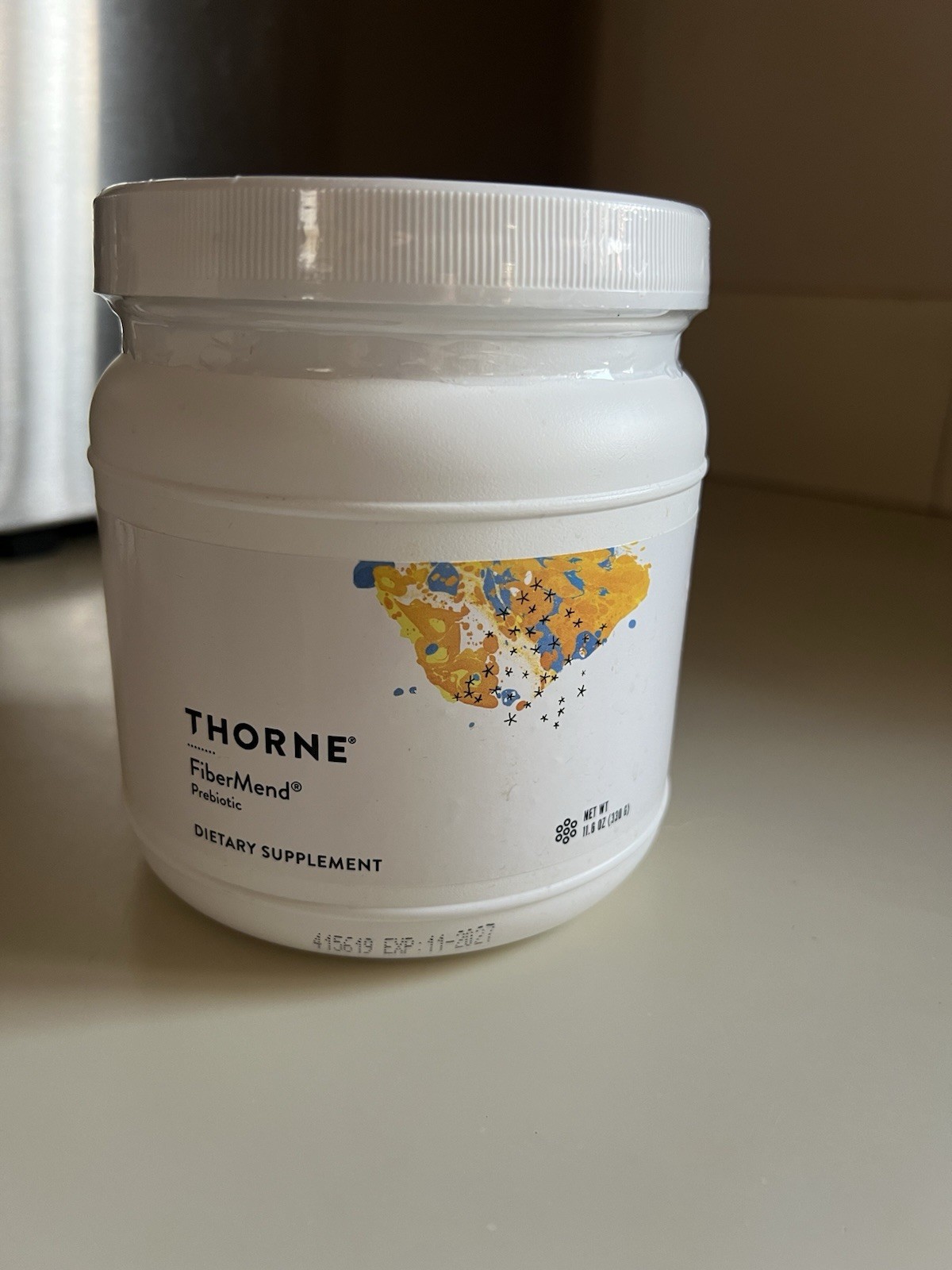THORNE – FiberMend – Prebiotic Fiber Powder for Regularity exp 11/2027