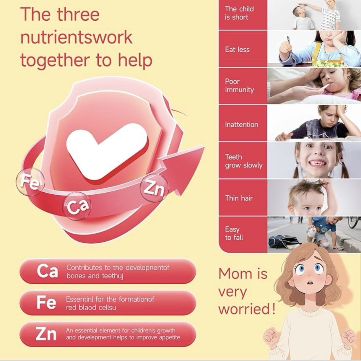 9 Young-Basic Calcium Citrate Chewable Tablets for Kids,Milk Flavor 60 tablets