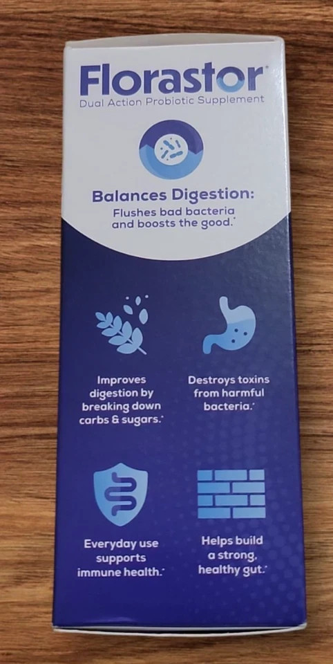 Florastor Probiotics for Women & Men Strengthens Digestive & Immune Health 100