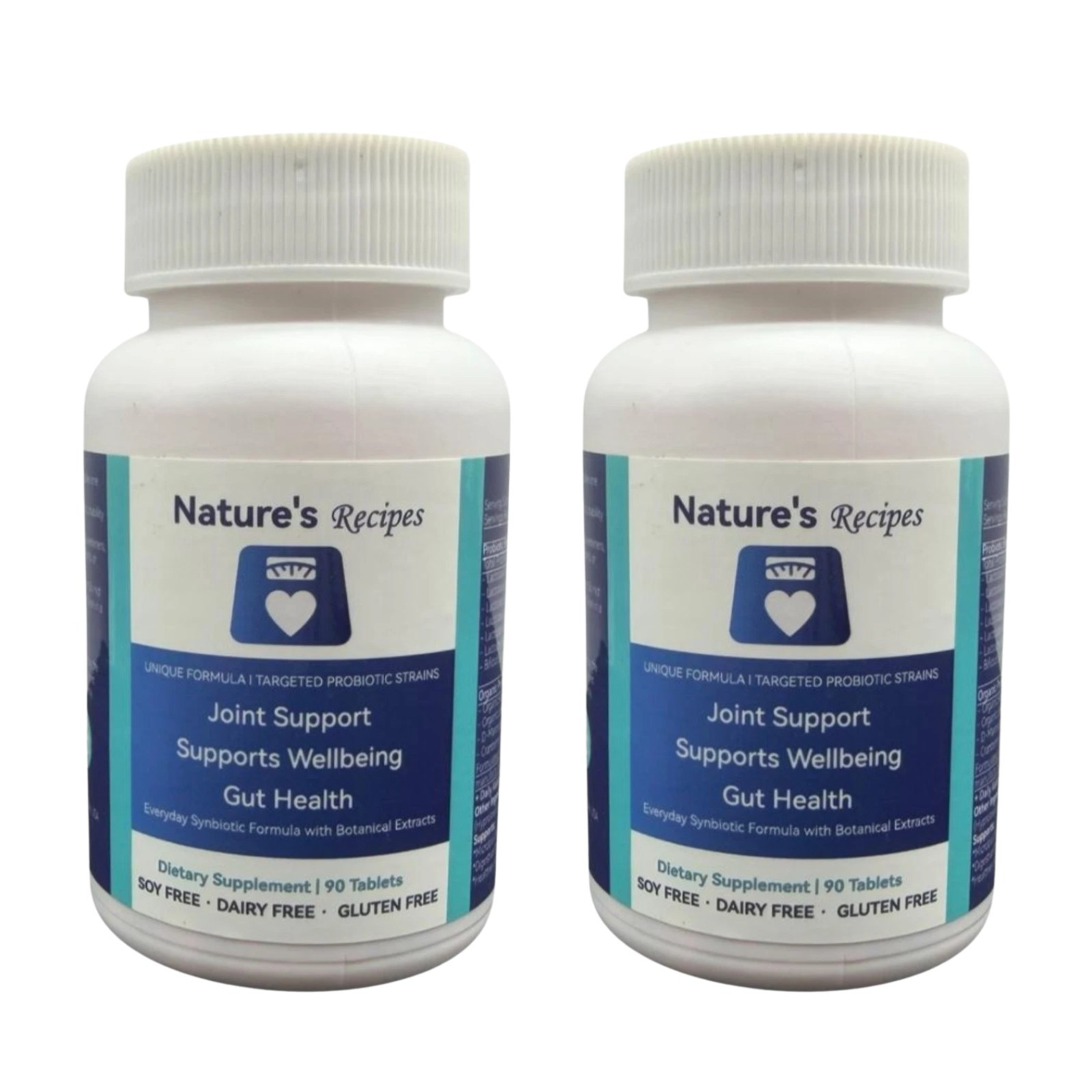 Nature’s Recipes Synbiotic 50 Billion CFU Gut Health 90 Tablets Lot 2 01/27