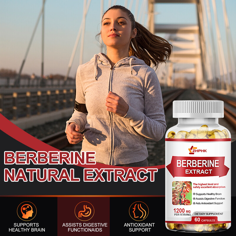 Berberine Capsules 1200mg High Potency Anti-inflammatory Blood Sugar Balance