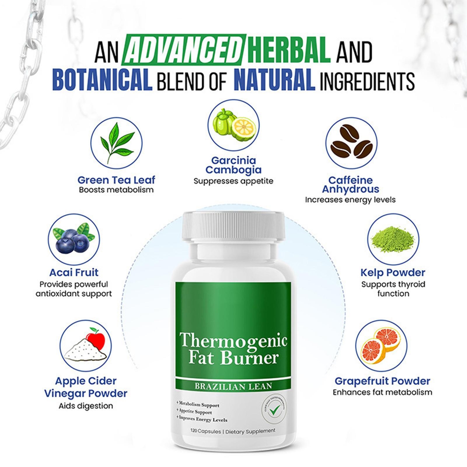 Burn Extreme High Strength Weight Loss Supplement – Caffeine-Free and Vegetarian