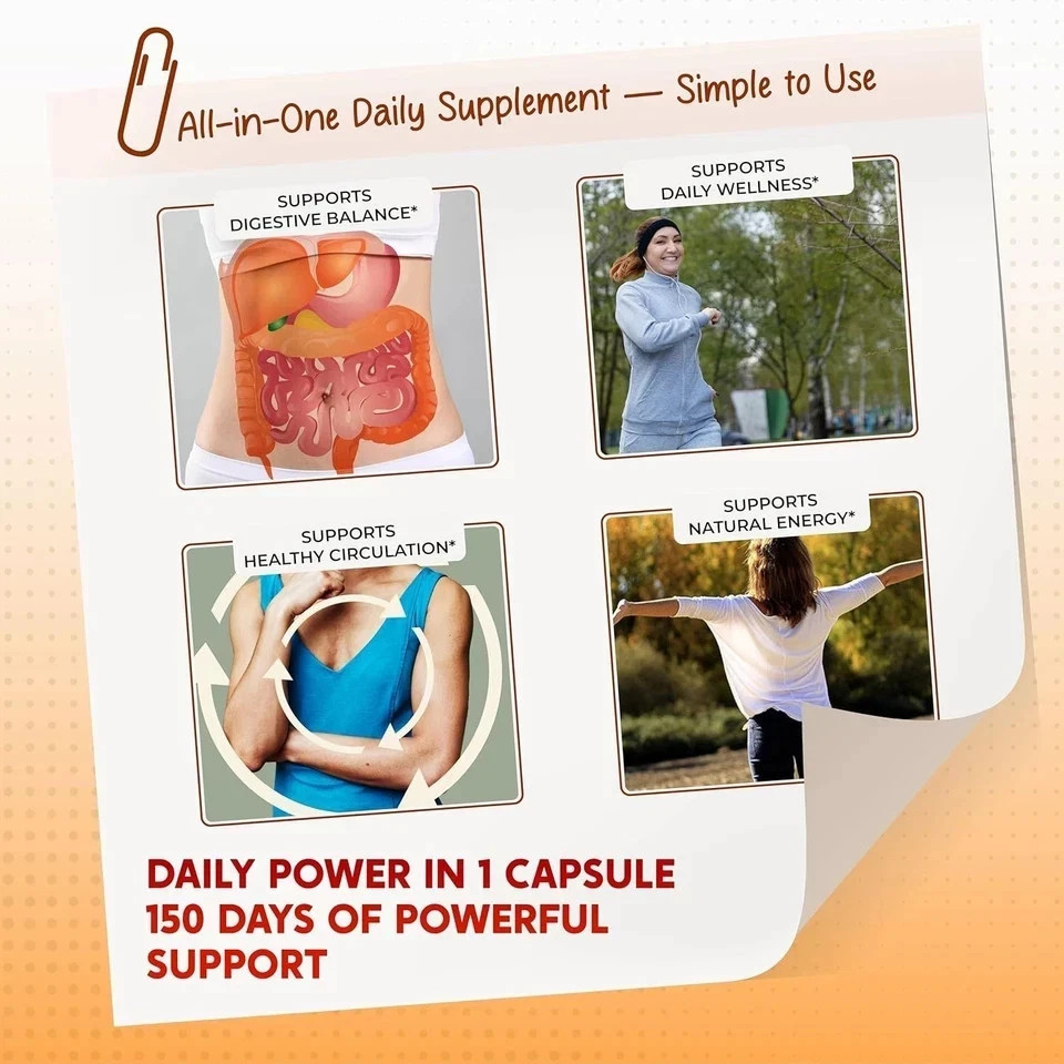 Cayenne Pepper 8000Mg Ginger 3000Mg Turmeric 2500Mg Berberine 2500Mg – Digestion