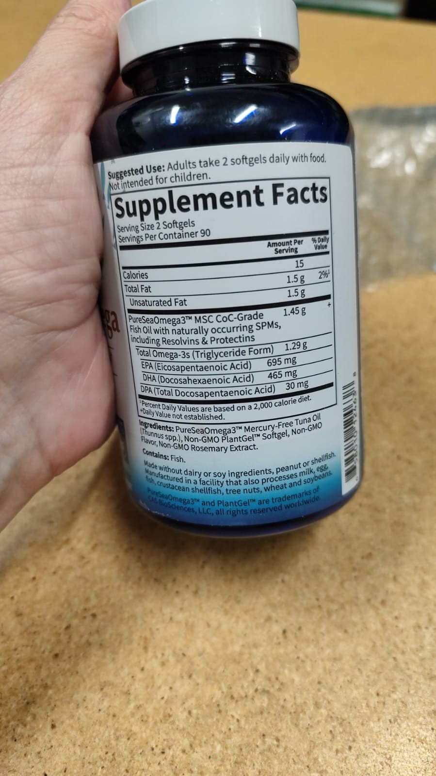 Garden of Life Dr. Formulated Advanced Omega 180 Softgels New EXP 03/2028