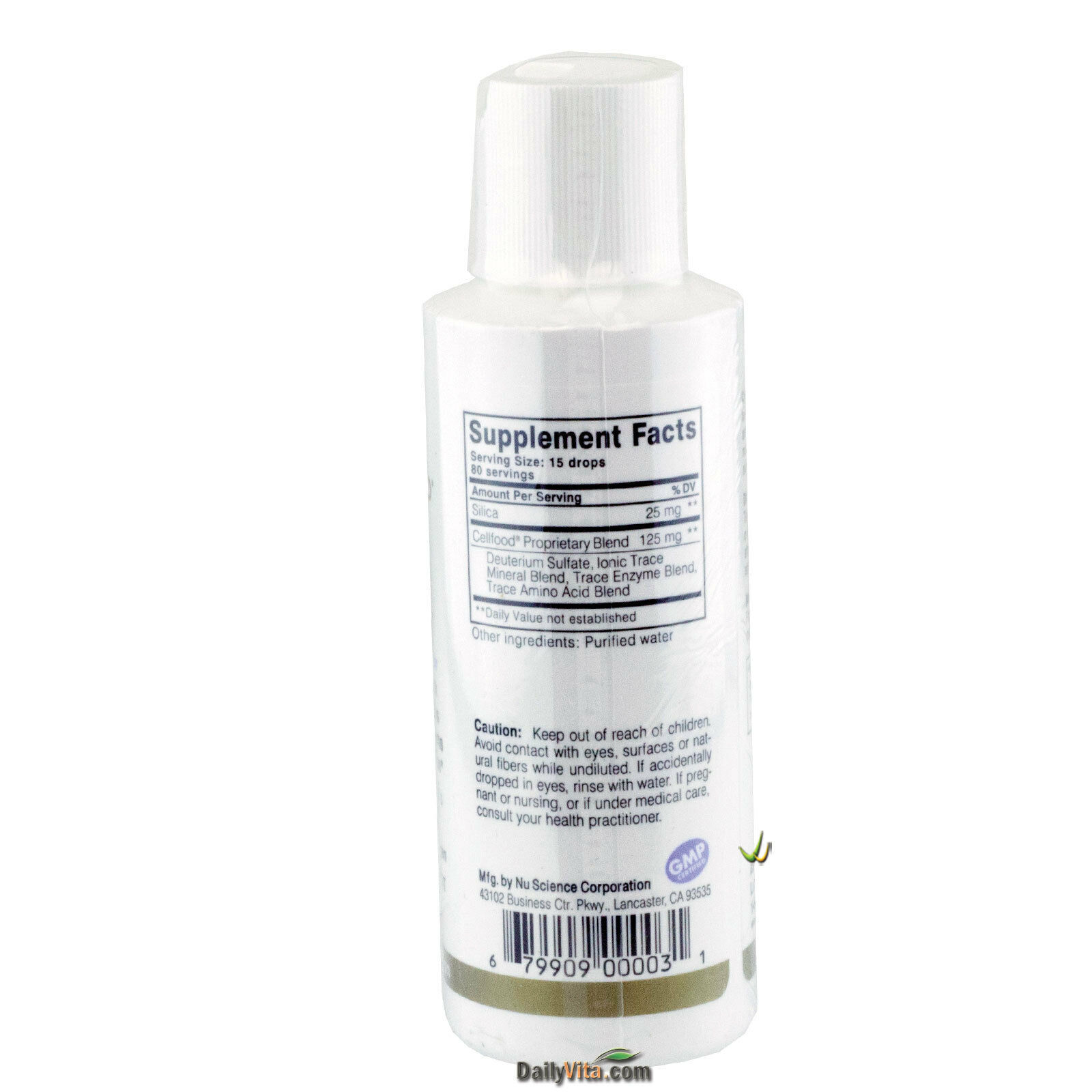 4 Bottles Cellfood Essential Silica Formula 4 Oz by Lumina Health