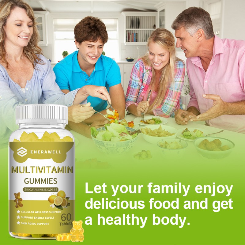 Multivitamin Gummies Vitamins A,B6,B12,C, D3,E & Zinc Immunity Growth 02/07/2027