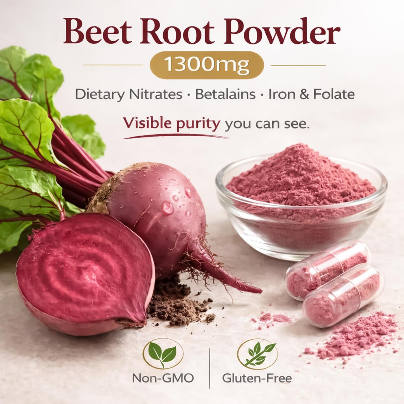 Plant Beetroot Lemeli – Based Daily Wellness Supplement – Antioxidant Blend