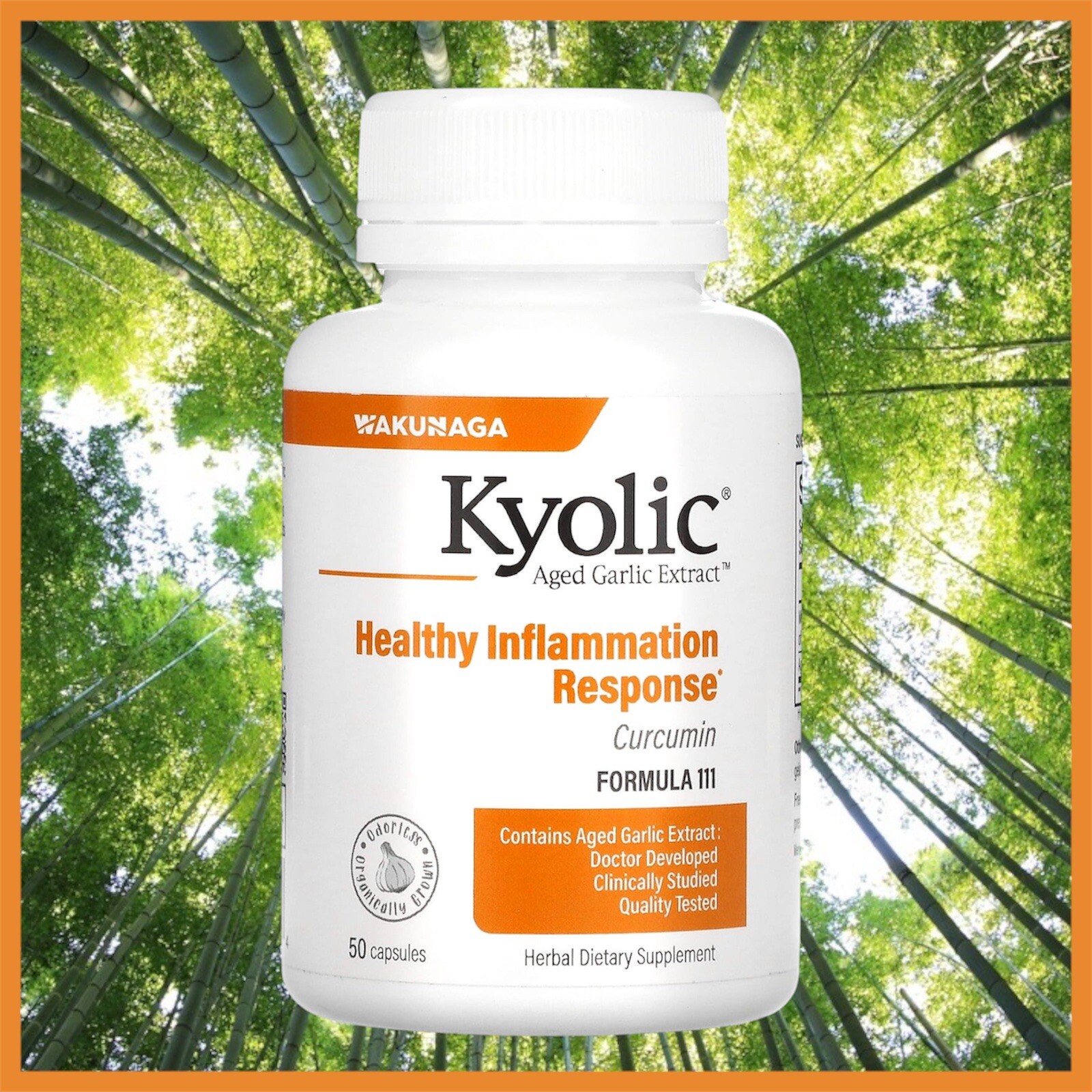 KYOLIC-Aged Garlic Extract-Curcumin-FORMULA111-50Caps.NEW!!!