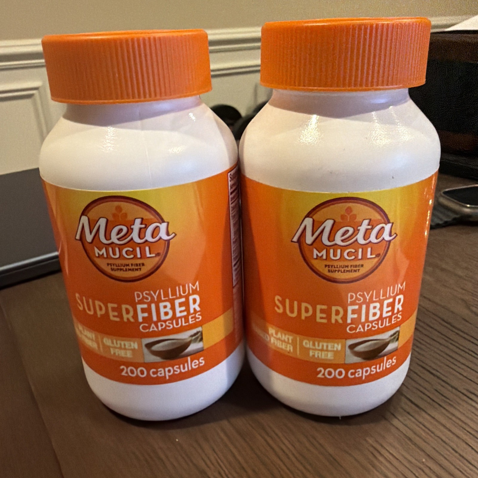 2X Metamucil Multi-Health Psyllium Fiber Supplement, 200. Total 400 Ct. 08/27