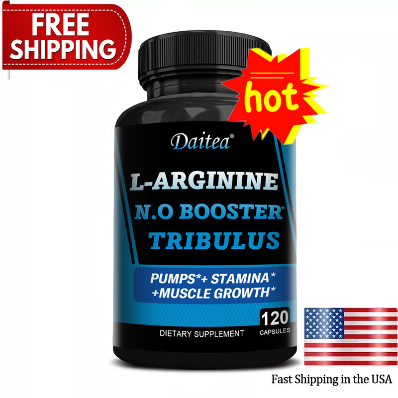 Nitric Oxide Booster Improves Blood Flow Circulation Quick Recovery 120 Pills