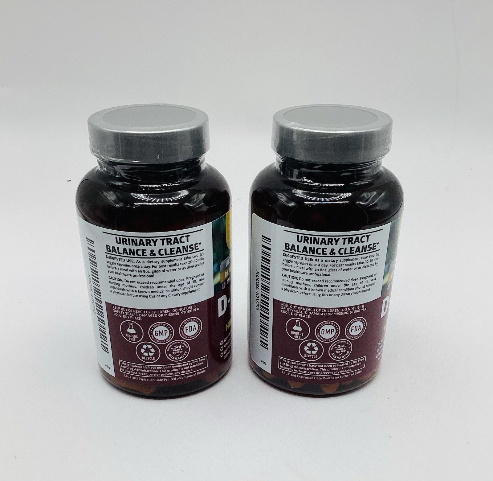 D-Mannose with Cranberry, Hibiscus & Dandelion – 120 Veg Caps – EXP 06/2028