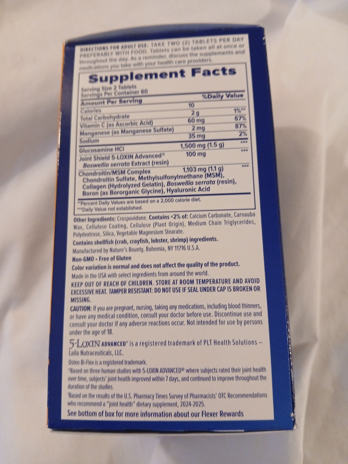 Osteo Bi-Flex Triple Strength Glucosamine Chondroitin – 120 Tablets *EXP 12/28