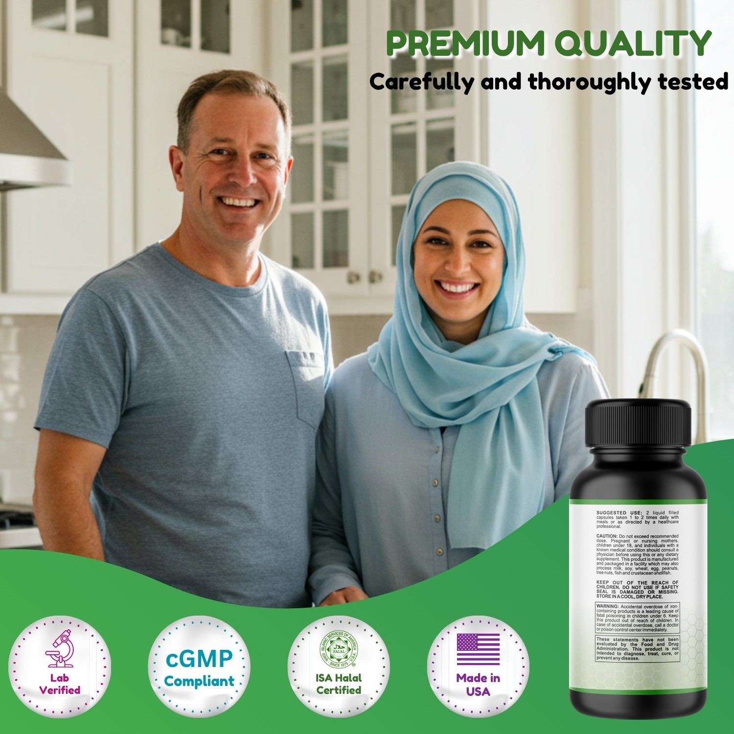 Ultimate Multivitamin, Superfood for Women & Men by SHIFAA NUTRITION,60 Capsules