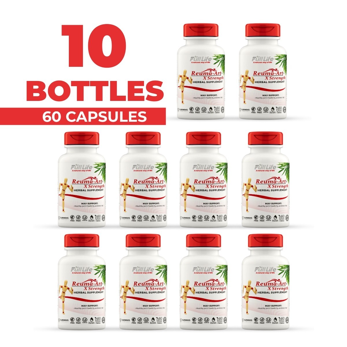 Reuma-Art X Strength – 60 caps ( 10 bottles)