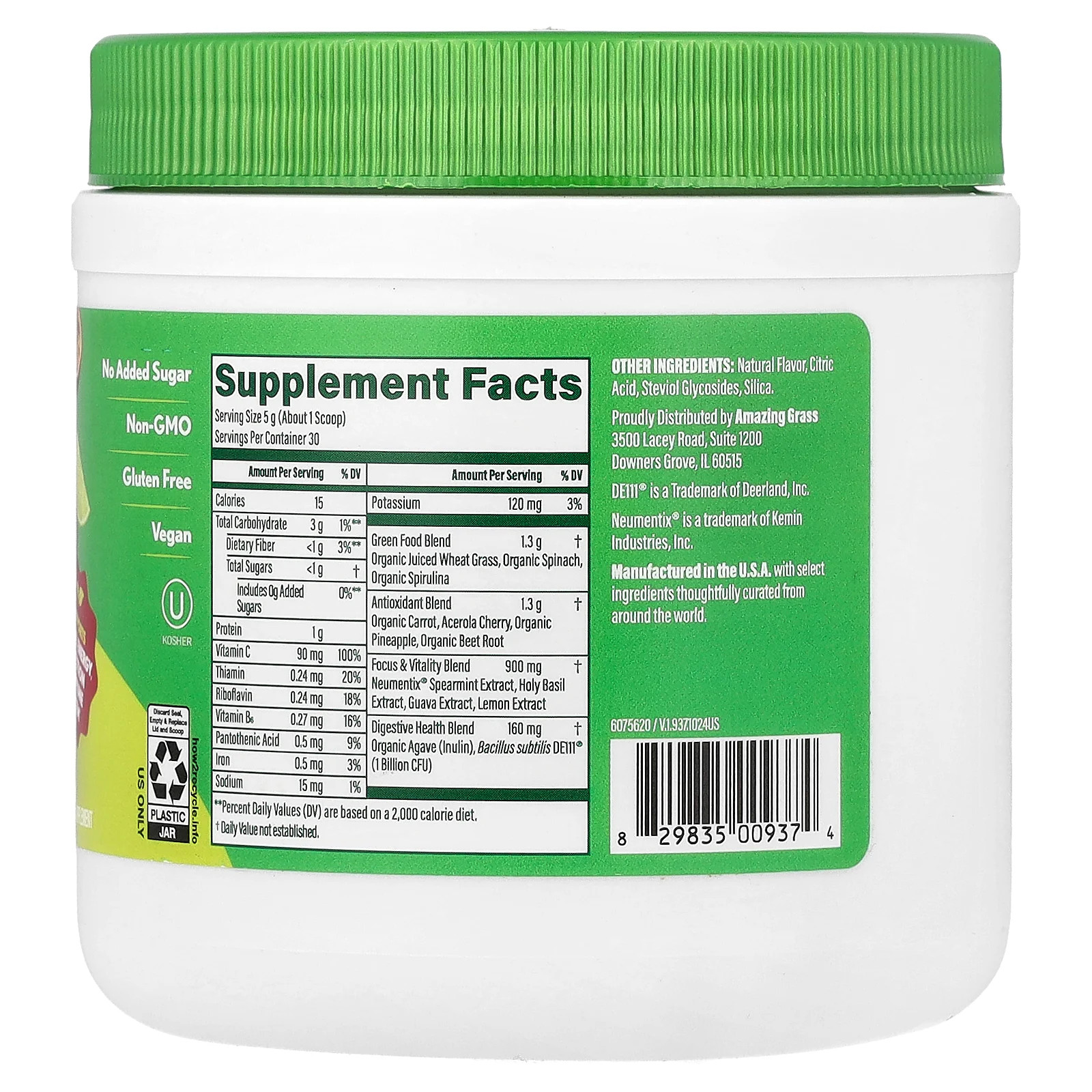 Sweet Greens, Tropical Lime, 5.29 oz (150 g)