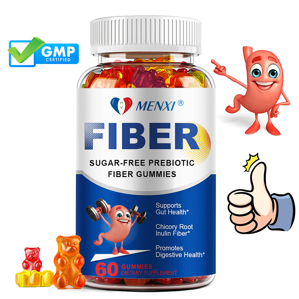 MENXI Probiotic Multi-Strain Gummies – Bloating Relief & Regularity 60PCS US