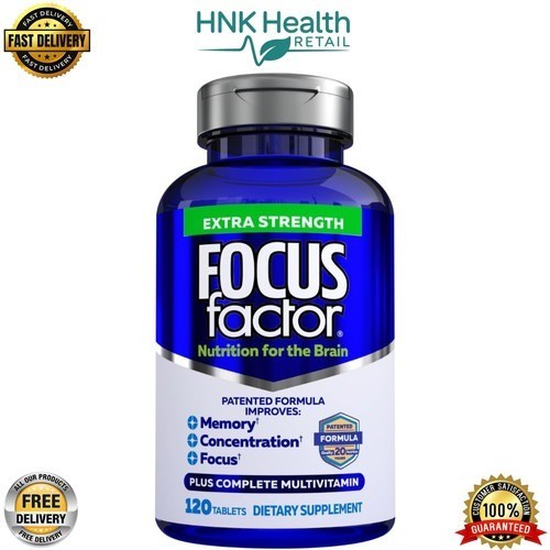 FOCUS Factor Dietary Supplement Nutrition for the Brain 180 Tablets EXP 07/2027