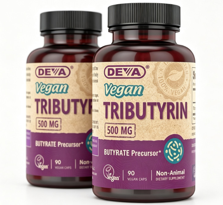 Vegan Tributyrin 90 Veg Caps 500 Mg 1-5 pack