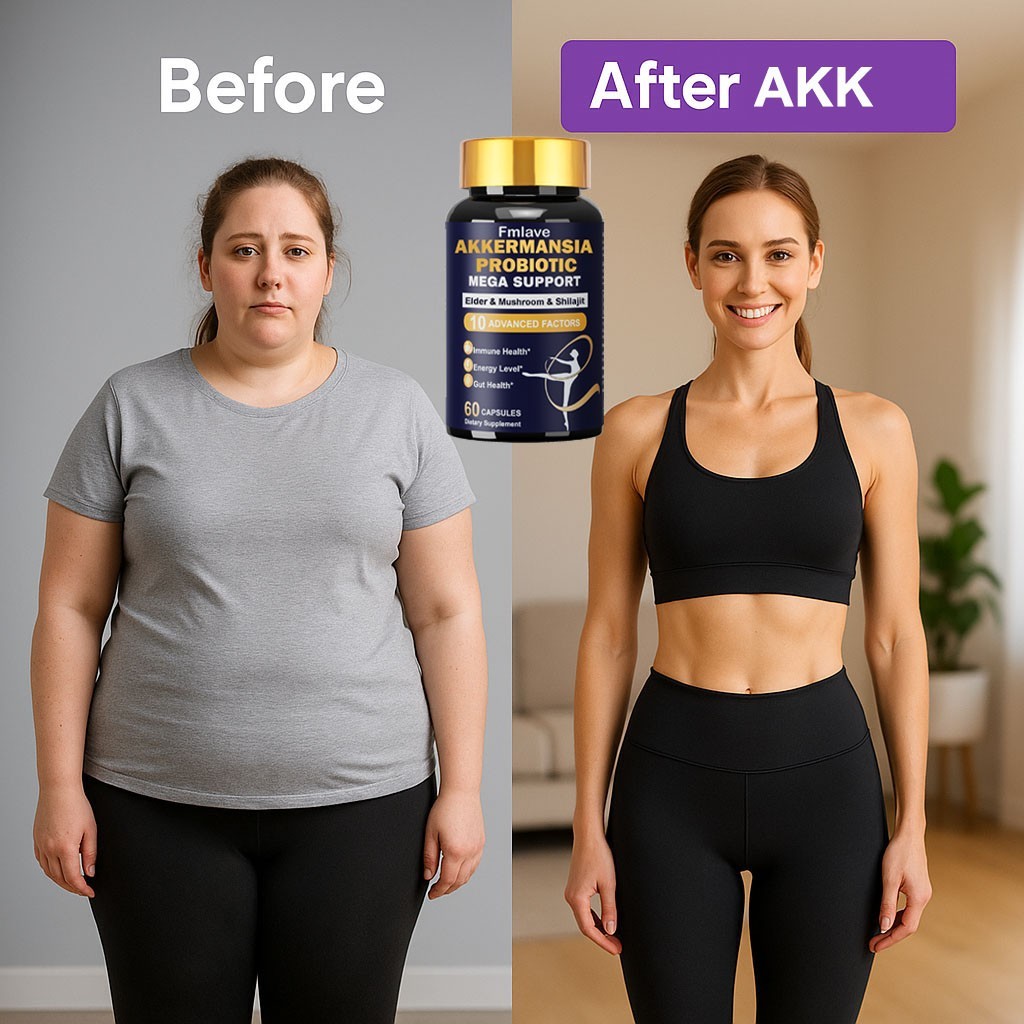Akkermansia Muciniphila Probiotic for Gut Health Weight Loss 60/120/240 Capsules