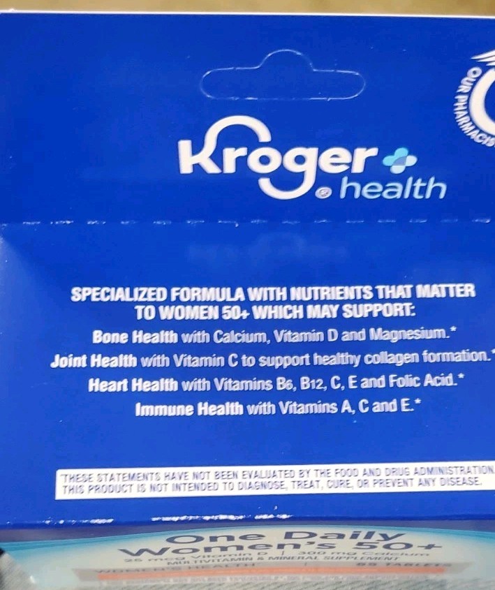 3 Boxes One Daily Women’s 50+ Multivitamin/Multimineral 195 TABLETS- SHIPS FREE