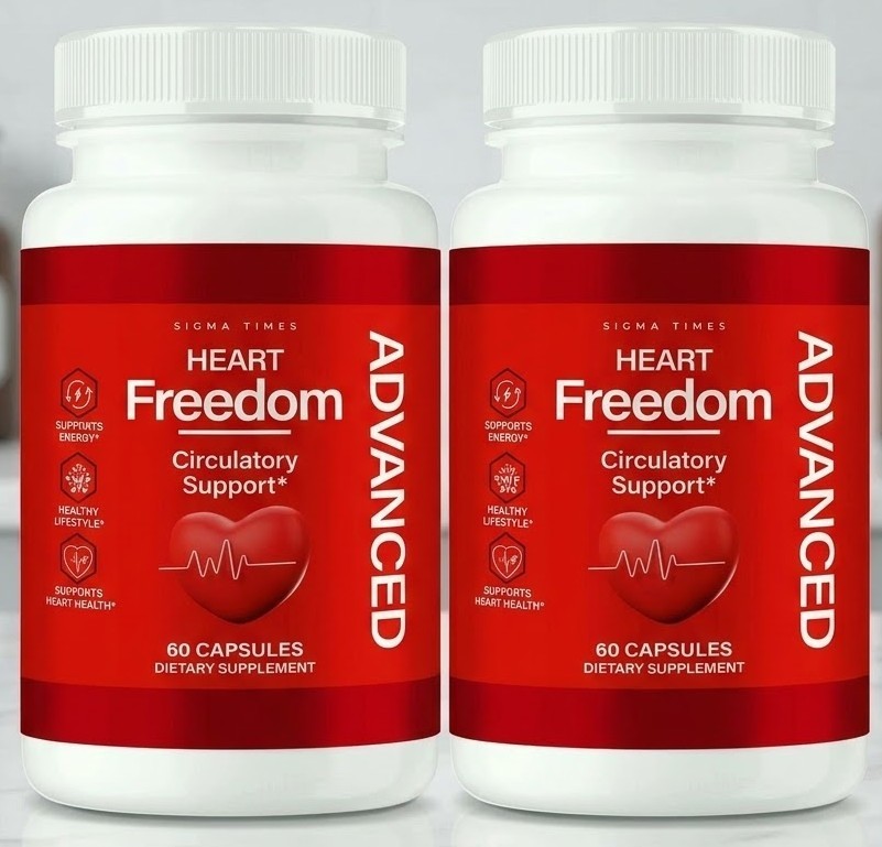 Heart Freedom Blood Sugar & Blood Pressure Support Pills 60 caps FS | Pack of 2