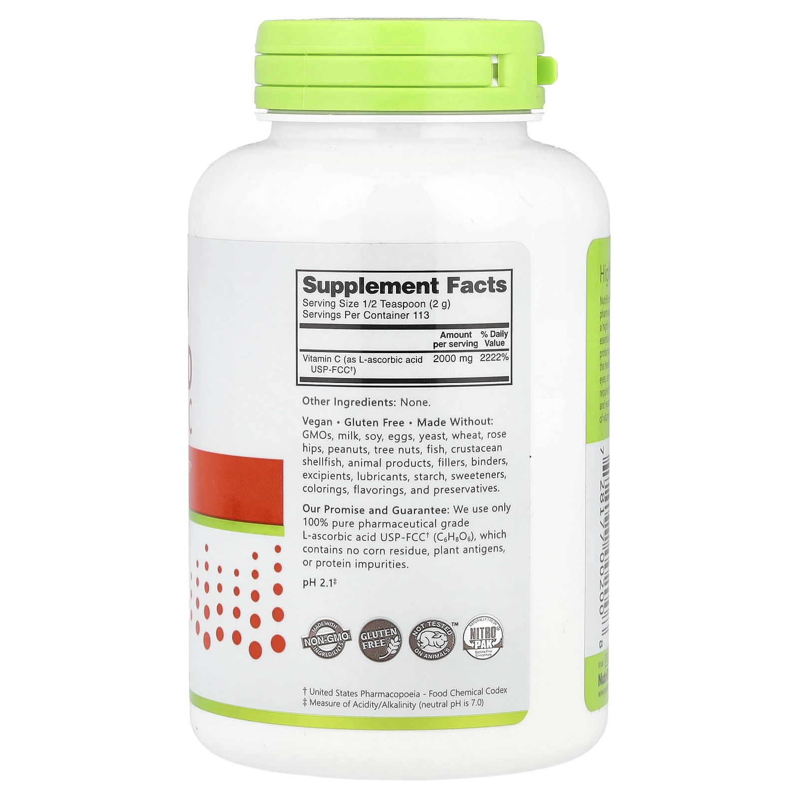 Immunity, Ascorbic Acid, 100% Pure Vitamin C, Crystalline Powder, 8 oz (227 g)