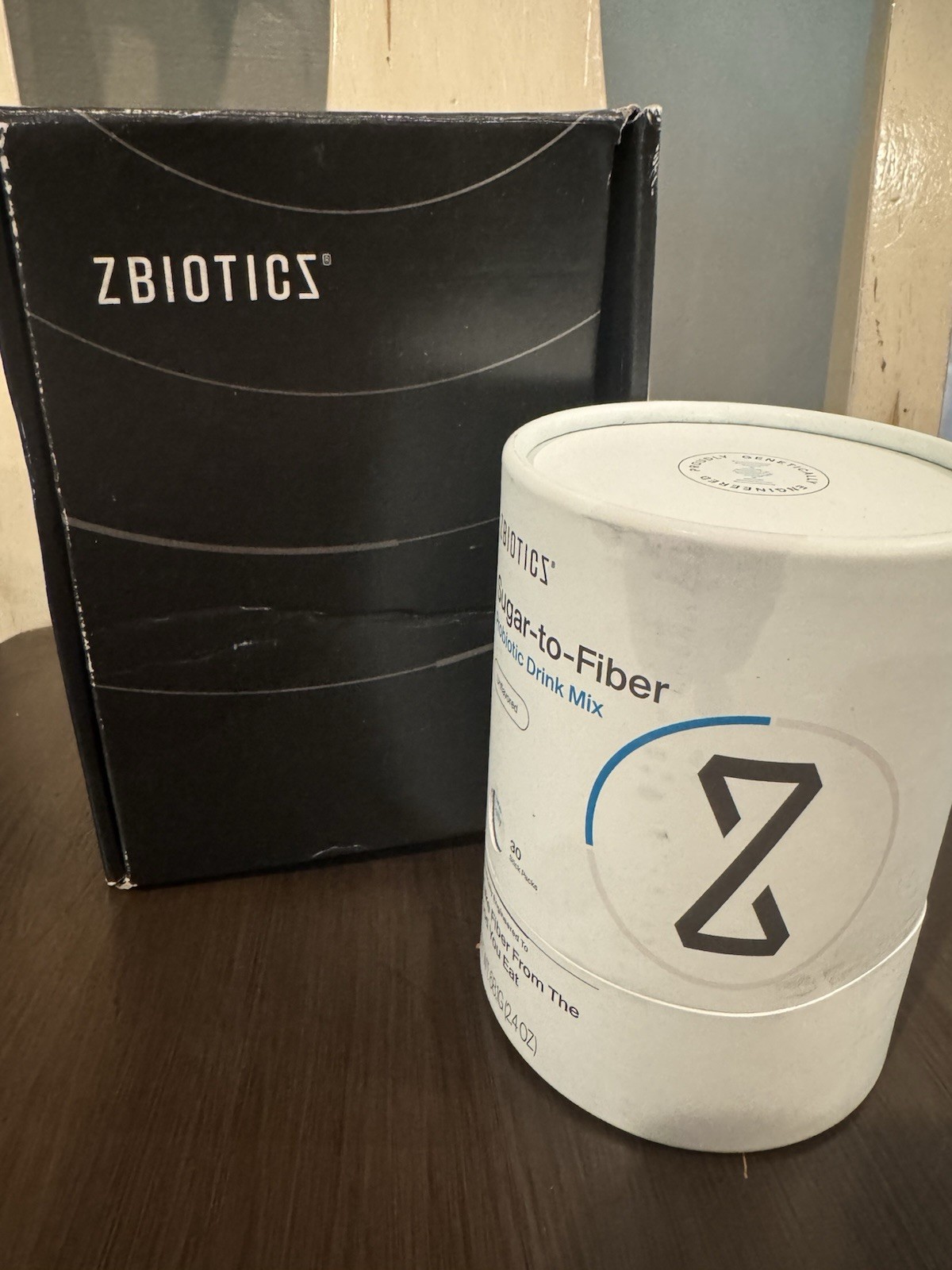 ZBiotics Sugar to Fiber Probiotic Drink Mix 30 sticks Unflavored Sealed 02/2028