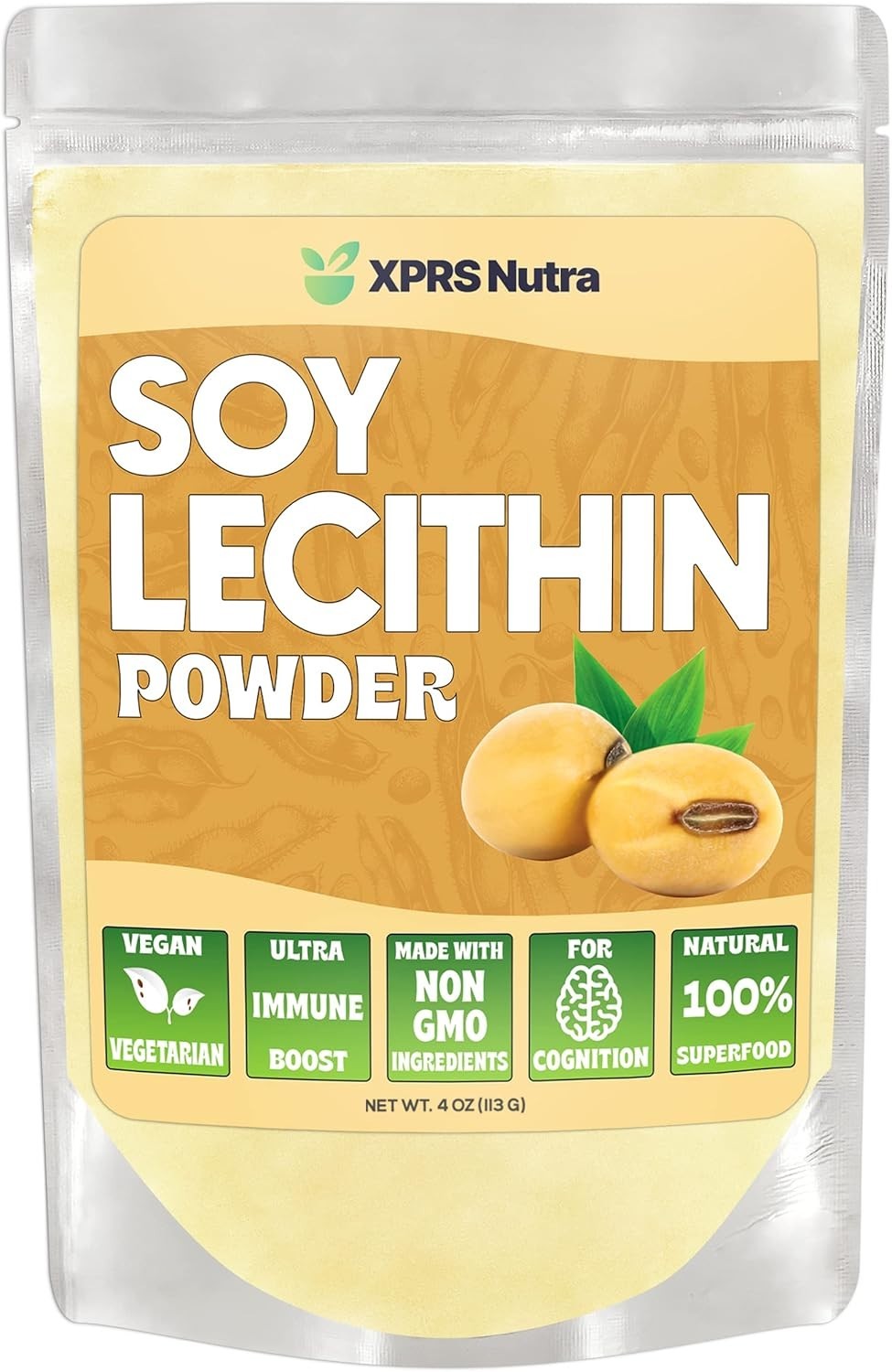SOY LECITHIN POWDER Emulsifier Cooking Aid High in Choline Antioxidant 4 Brain