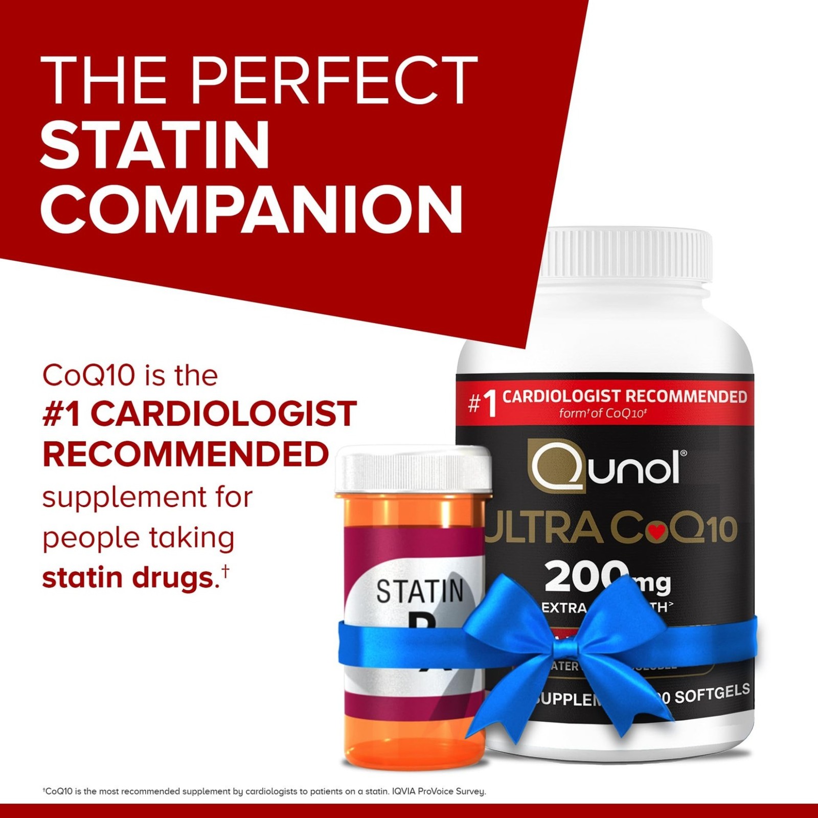 Qunol CoQ10 200mg Softgels, Ultra CoQ10 – Ultra High Absorption Coenzyme Q10