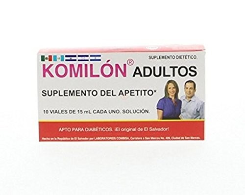 Komilon Adults – Suplemento Del Apetito x 10 Viales x 15 ml (Pack Pack of 1
