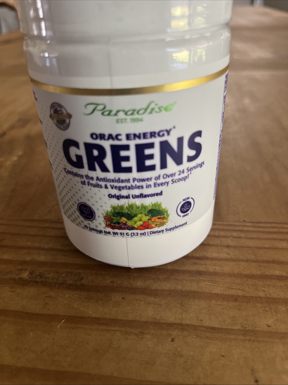 Paradise ORAC Energy Greens 3.2 oz Superfood