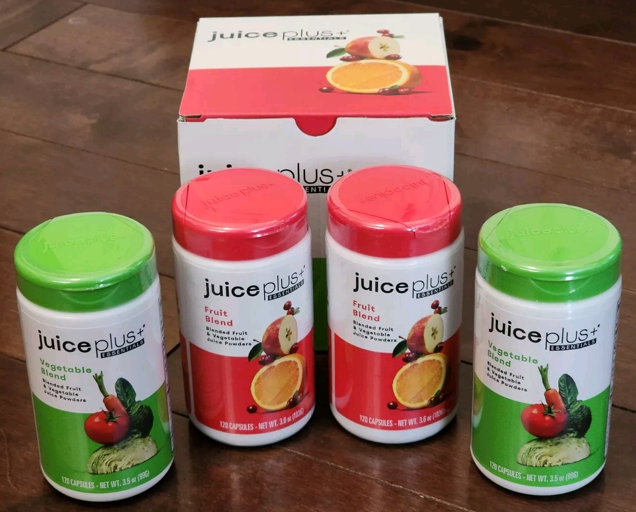 Juice Plus Fruit & Vegetable Blends 480 Capsules 4 Pack 4 Month Supply 03/2025