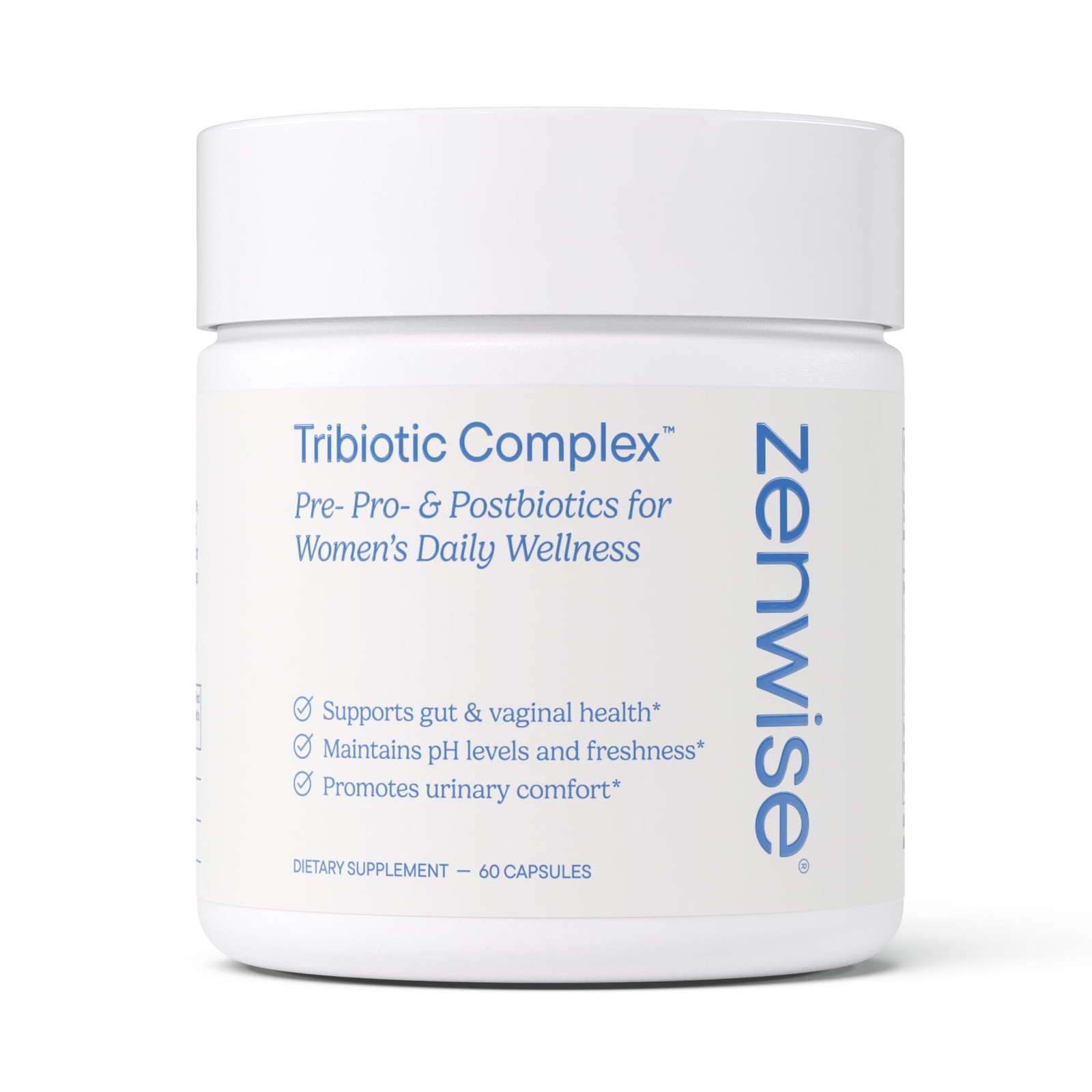 Zenwise Health Womens Triobiotic Complex Supplement for Digestive, Gut Flora …