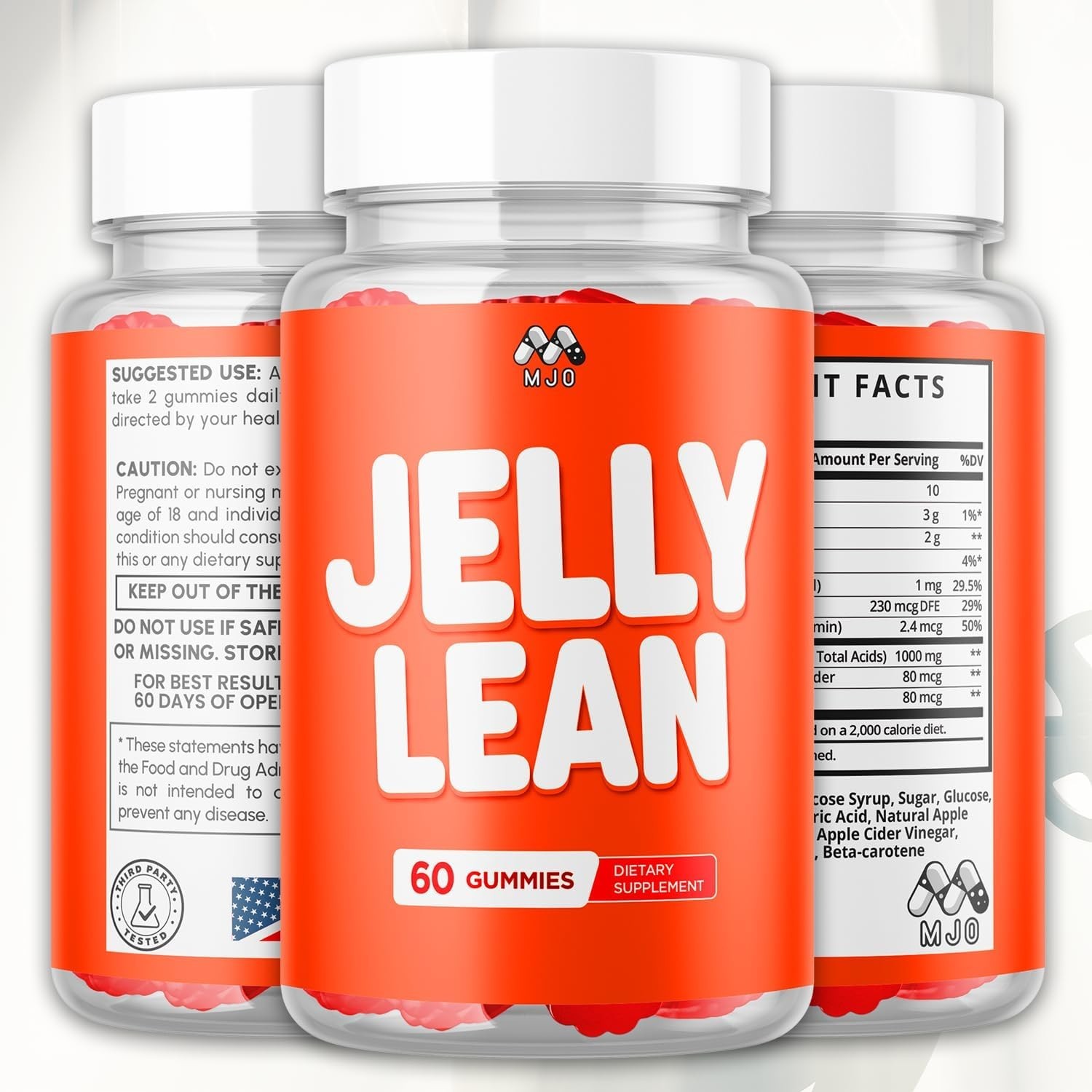 2PK Jelly Lean Natural Keto ACV Gummies Metabolism & Weight Management Support