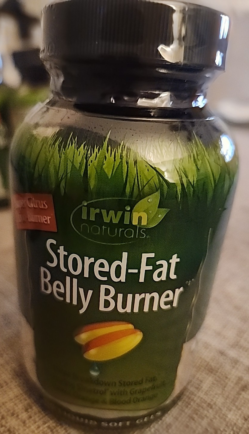 Irwin Naturals Stored-Fat BELLY BURNER Super Citrus 60 LIQUID SOFTGELS