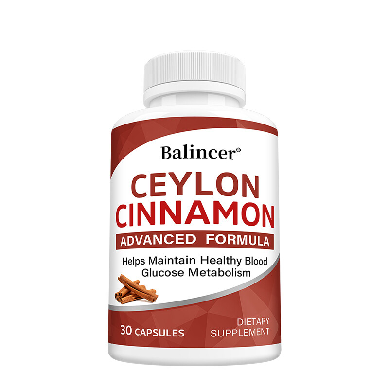 Organic Ceylon Cinnamon 30/60/120 Caps Heart Health & Immune Support