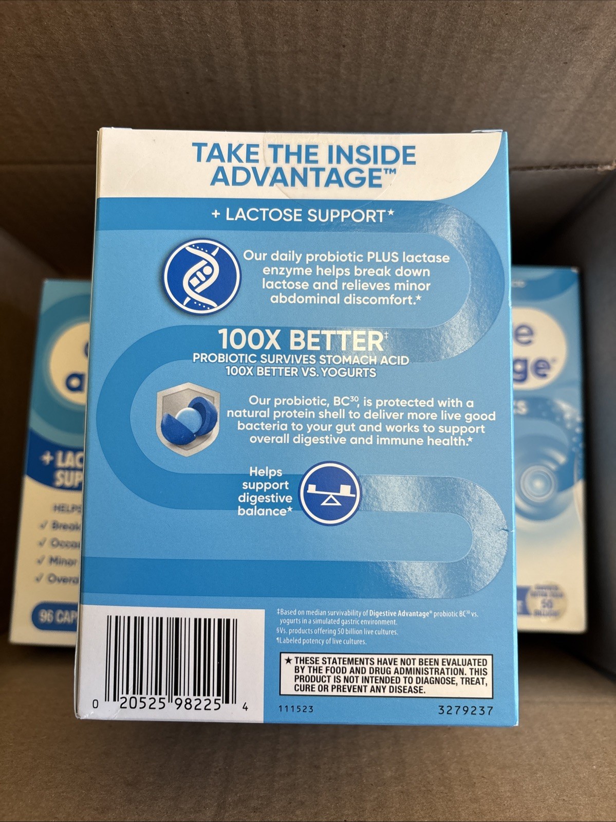 Digestive Advantage®, Daily Probiotics + Lactose Support, 96 Capsules Exp 11/28