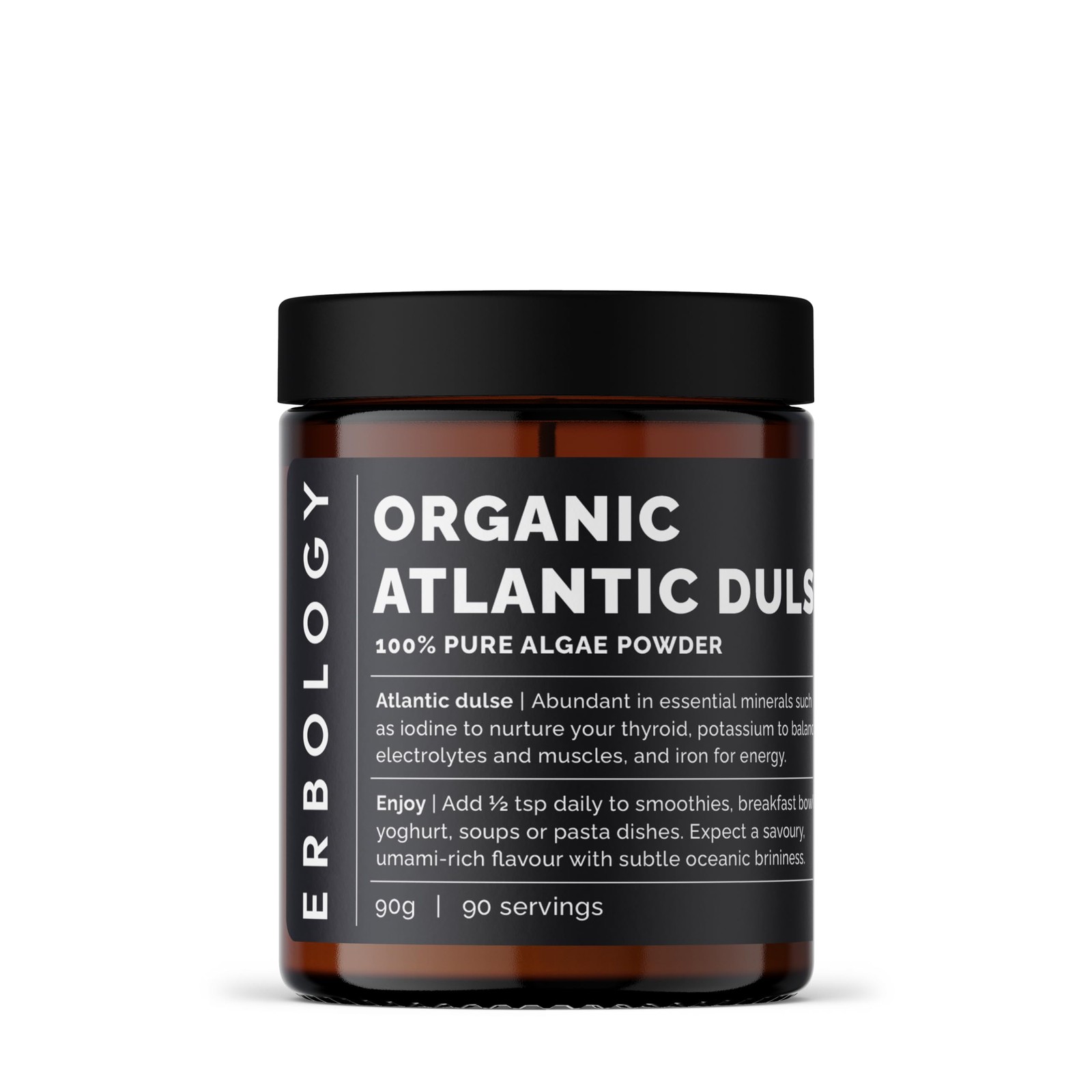 Organic Atlantic Dulse Powder 3.2 oz – 90 Servings – Sustainably Sourced in I…