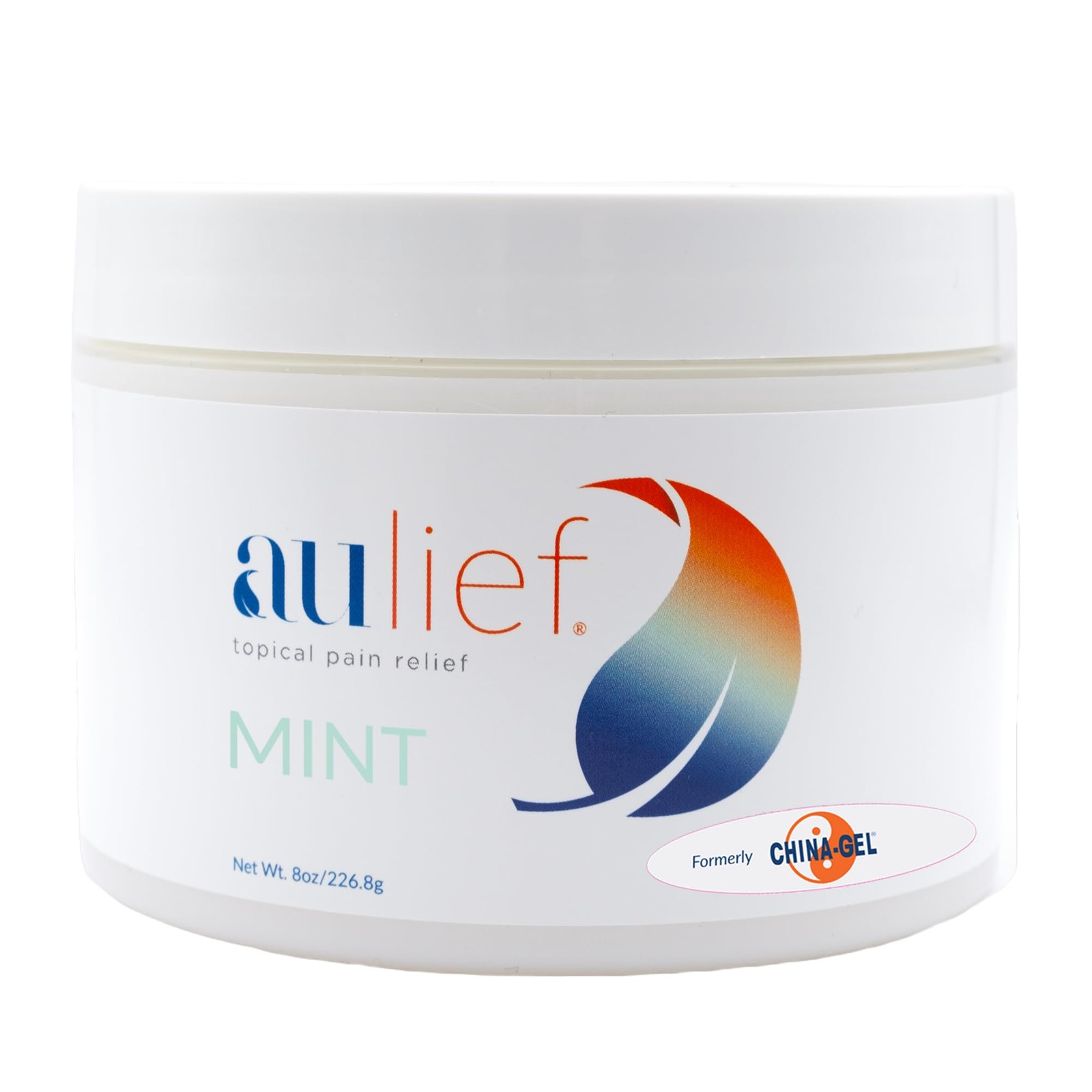 TOPICAL PAIN RELIEVER Herbal Therapeutic Massage Cream Mint Green 8oz CHINA-GEL