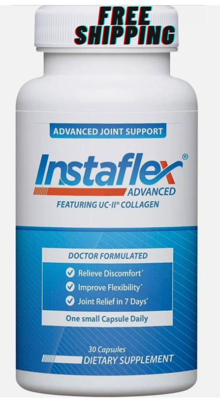 2 Pack Instaflex Advanced Joint Support Doctor Formulated 60 Capsules Exp 2027.