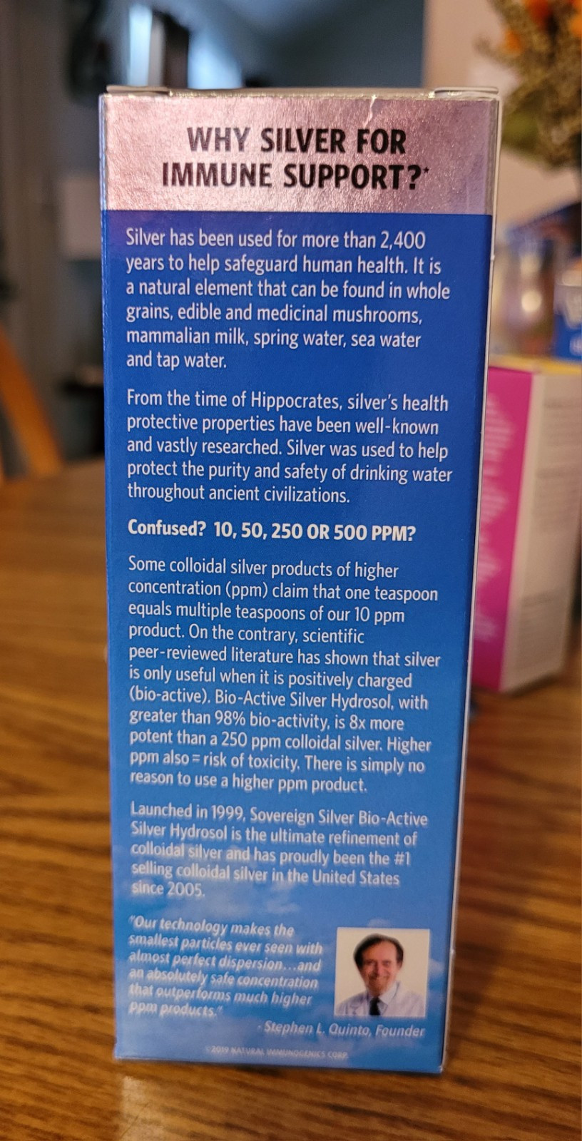 Sovereign Silver Colloidal Mineral Supplement Immune Support Liquid