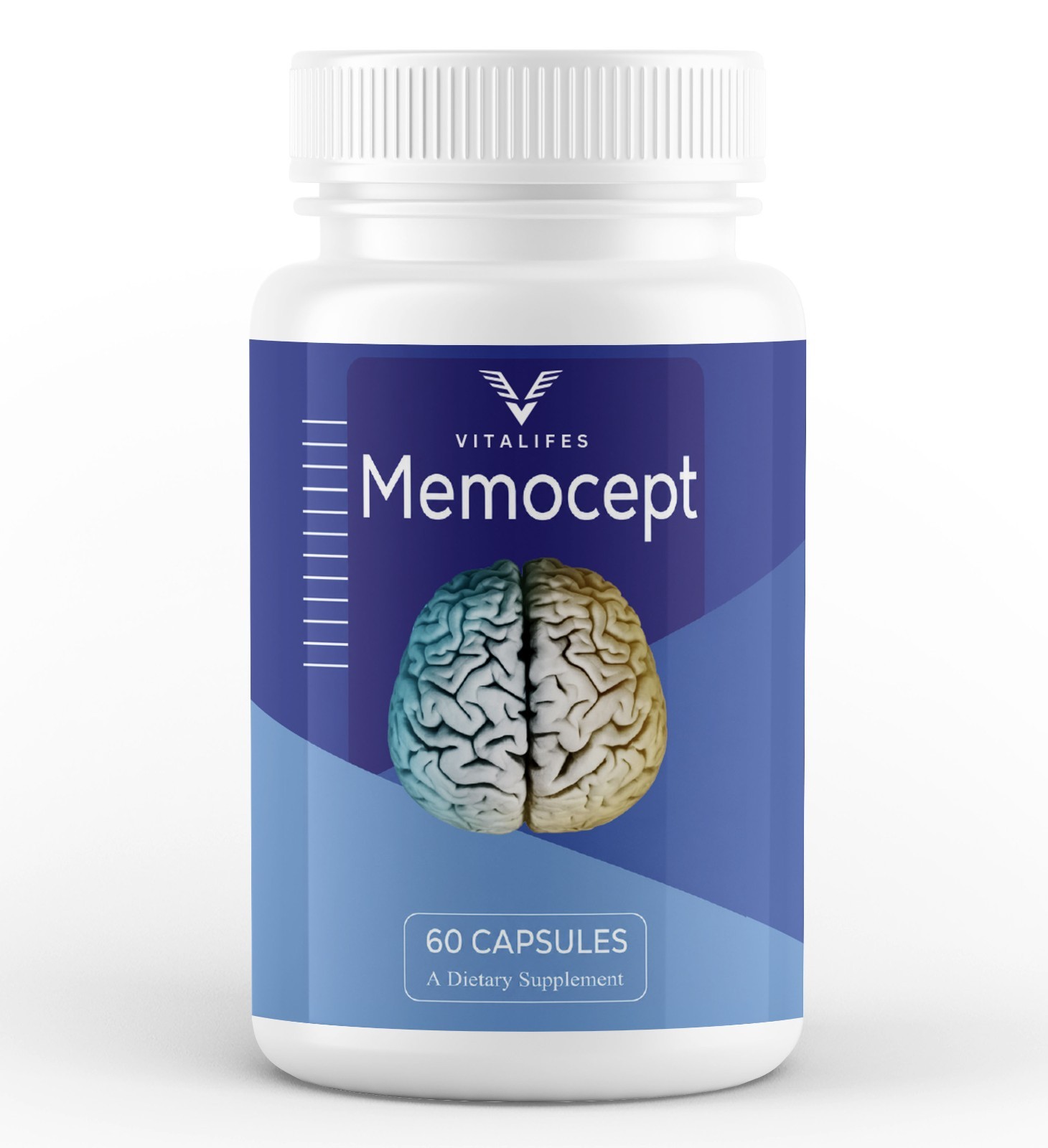 (5 Pack) Memocept Advanced Brain Support, Memocept Supplement 60 Caps