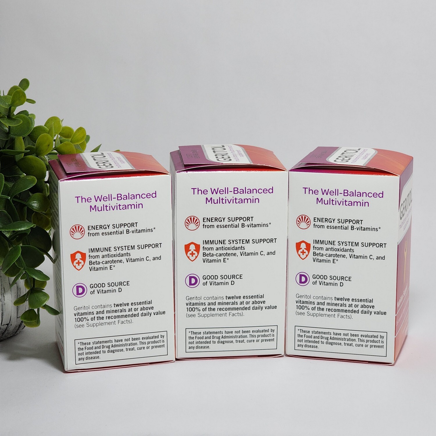 Geritol Vitamins Multivitamin & Mineral Supplement 100 Tablets Lot of 3 -06/2024