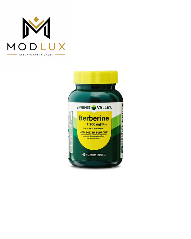 Spring Valley Berberine Metabolism Support 1200 mg, 40 Count