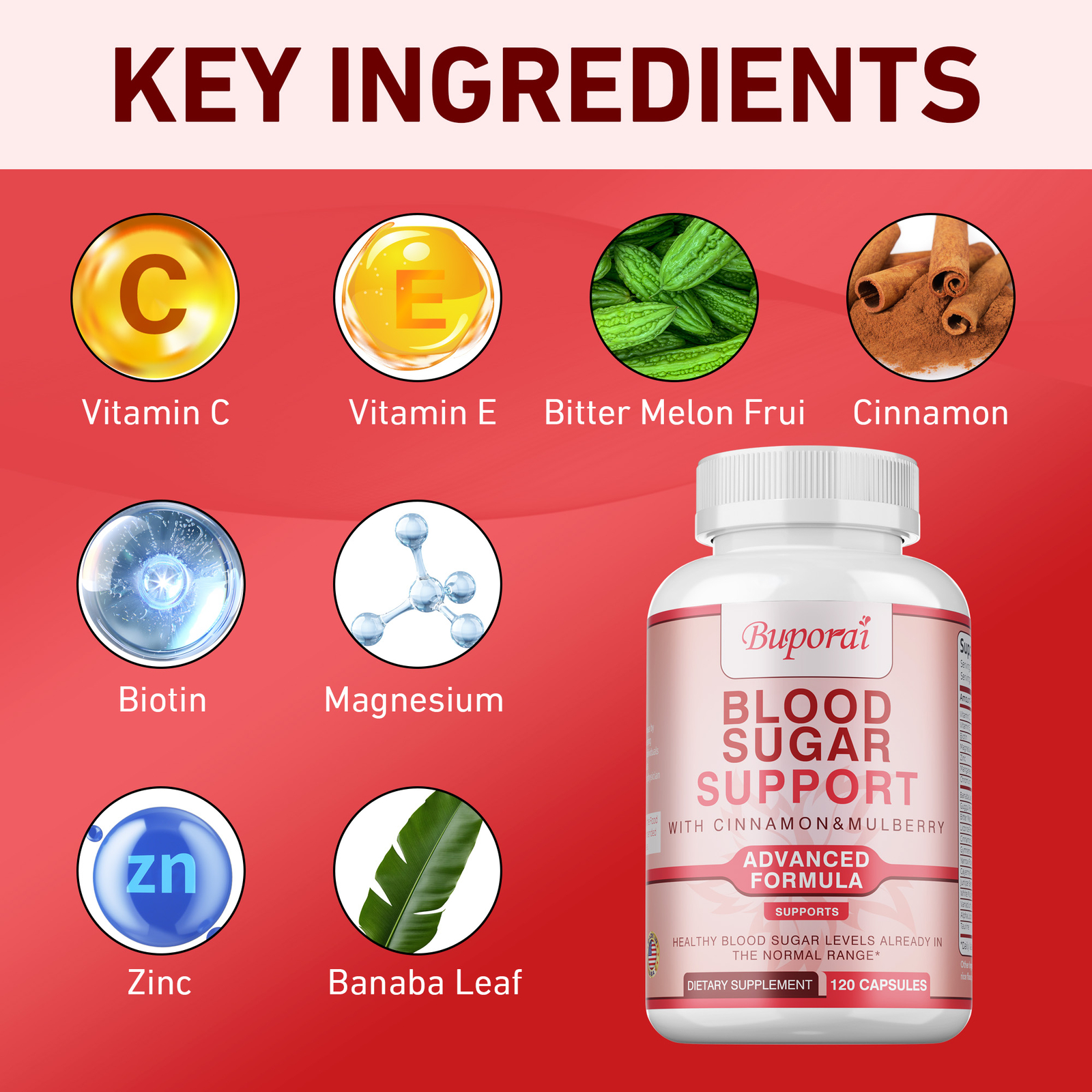 Blood Sugar Support – Cardiovascular Health, Glucose Control & Blood Regulator
